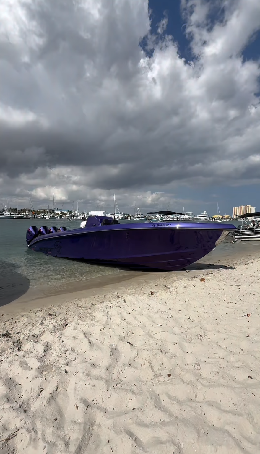 Purple Custom Hull